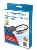 ESPERANZA GIGABIT ETHERNET 1000 MBPS ADAPTER USB C-RJ45 ENA102 Esperanza