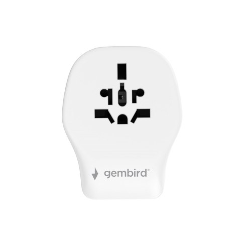 GEMBIRD UNIWERSALNY ADAPTER PODRÓŻNY 20 W, BIAŁY GEMBIRD