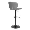 Hoker stołek barowy obrotowy regulacja wysokości podnóżek szary ModernHome ModernHome