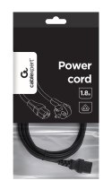 Kabel GEMBIRD PC-186-VDE (C13 / IEC C13 / IEC 320 C13 - Schuko ; 1,8m; kolor czarny) GEMBIRD