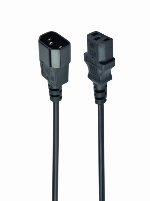 Kabel GEMBIRD PC-189 (C13 / IEC C13 / IEC 320 C13 - C14 ; 1,8m; kolor czarny) GEMBIRD