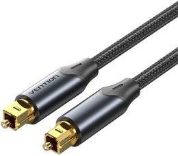 Kabel audio optyczny Vention w oplocie z aluminiowym złączem 10m czarny Vention
