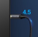 Kabel audio optyczny Vention w oplocie z aluminiowym złączem 5m czarny Vention