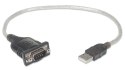 MANHATTAN KONWERTER ADAPTER USB NA RS232/COM/DB9 M Manhattan