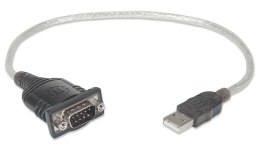MANHATTAN KONWERTER ADAPTER USB NA RS232/COM/DB9 M Manhattan