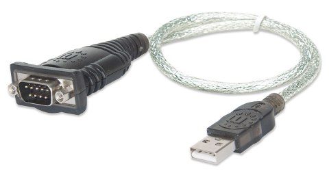 MANHATTAN KONWERTER ADAPTER USB NA RS232/COM/DB9 M Manhattan