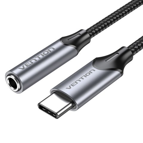 Przejściówka audio Vention USB-C do gniazda słuchawkowego 3,5 mm z adapterem DAC ze stopu aluminium 0,1m Vention