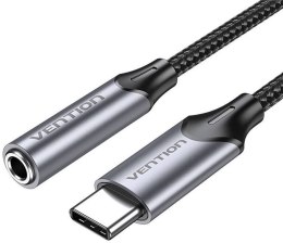 Przejściówka audio Vention USB-C do gniazda słuchawkowego 3,5 mm z adapterem DAC ze stopu aluminium 1m Vention