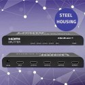 QOLTEC ROZDZIELACZ SPLITTER 4XHDMI 4KX2K | 6GB/S | 60HZ Qoltec