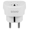 SAVIO ADAPTER PODRÓŻNY GNIAZDO GLOBALNE - WTYK EU AP-06 SAVIO