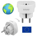 SAVIO ADAPTER PODRÓŻNY GNIAZDO GLOBALNE - WTYK EU AP-06 SAVIO
