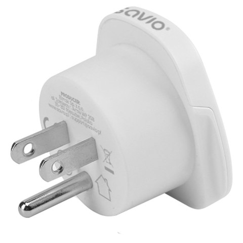SAVIO ADAPTER PODRÓŻNY GNIAZDO GLOBALNE - WTYK US AP-07 SAVIO