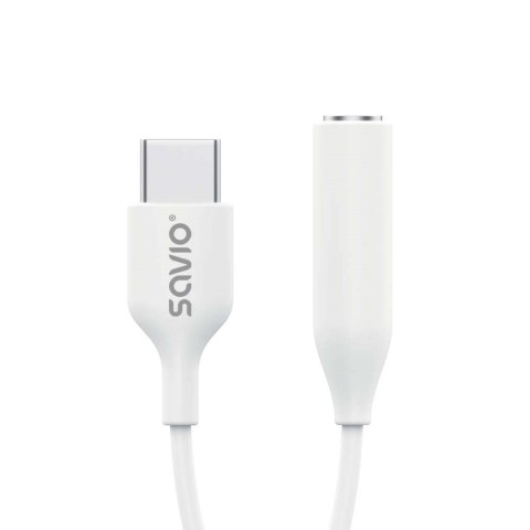 SAVIO ADAPTER USB-C - MINI JACK 3,5 MM (F) AK-52 SAVIO
