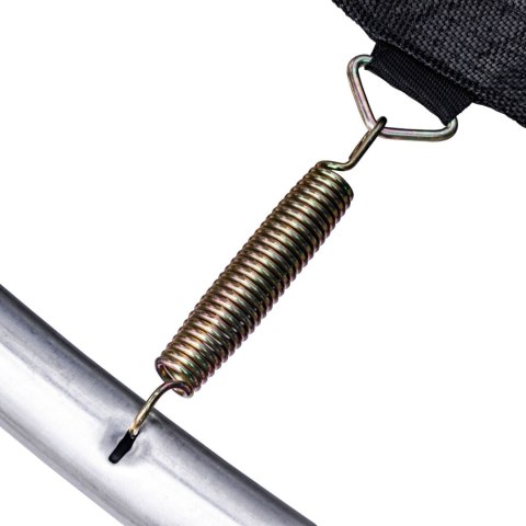 Trampolina ogrodowa z siatką zewnętrzną o średnicy 8 ft 244-252 cm + drabinka Bauerkraft