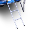 Trampolina ogrodowa z siatką zewnętrzną o średnicy 8 ft 244-252 cm + drabinka Bauerkraft