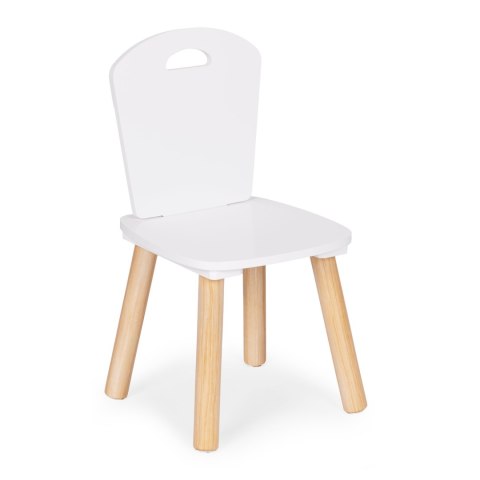 Zestaw mebli dla dzieci stolik + 2 krzesła białe ECOTOYS ECOTOYS