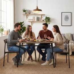 Zestaw mebli do jadalni kuchni stół + 4 krzesła MALMO ModernHome ModernHome