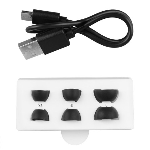 AUDIOCORE SŁUCHAWKI BEZPRZEWODOWE, HYBRYDOWE ANC, ENC, 6 MIKROFONÓW, ETUI ŁADUJĄCE, TUYA AC591 AUDIOCORE