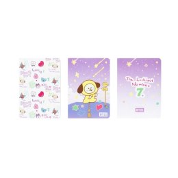 BT21 - Zestaw zeszytów A6 CHIMMY (3 sztuki) BT21