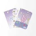 BT21 - Zestaw zeszytów A6 COOKY (3 sztuki) BT21