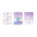 BT21 - Zestaw zeszytów A6 KOYA (3 sztuki) BT21