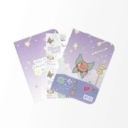 BT21 - Zestaw zeszytów A6 SHOOKY (3 sztuki) BT21