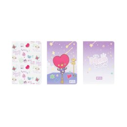 BT21 - Zestaw zeszytów A6 TATA (3 sztuki) BT21