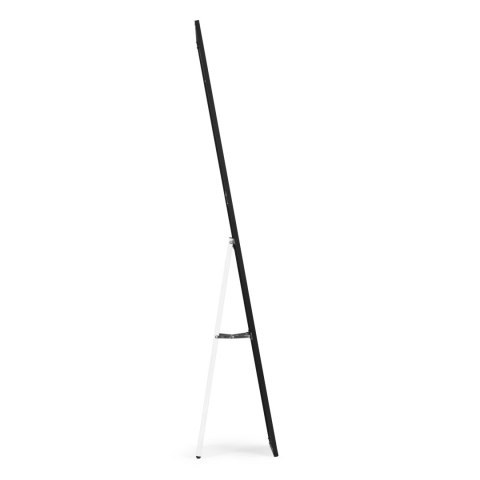 Duże lustro stojące 159 cm aluminium czarna rama ModernHome ModernHome