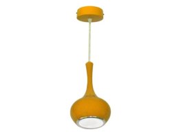 Lampa wisząca Karlo led cob 5W pomarańczowa DW
