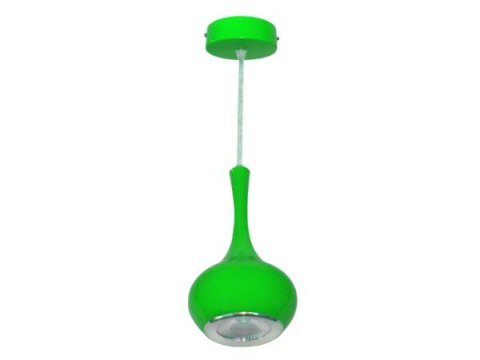 Lampa wisząca Karlo led cob 5W zielona WW