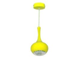 Lampa wisząca Karlo led cob 5W żółta DW