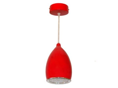 Lampa wisząca Uriel led power 15W czerwona DW