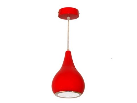 Lampa wisząca Vidar led power 5W czerwona DW