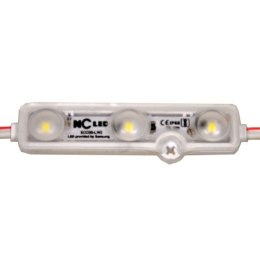 Moduł LED 3x2835 IP68 9500K 1W NC Lens Samsung
