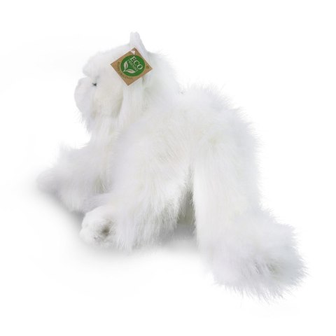Rappa - Pluszowa realistyczna maskotka Kot Perski biały leżący 30 cm Eco-Friendly Rappa