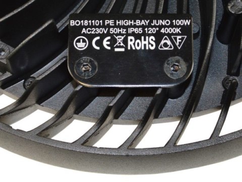 Lampa LED High bay Juno 100W 4000K Nichia.