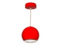 Lampa wisząca Tane led power 7W czerwona DW