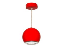Lampa wisząca Tane led power 7W czerwona DW