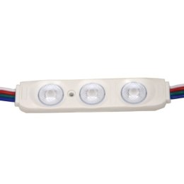 Moduł LED 3x5050 IP68 RGB 0,72W prostokąt