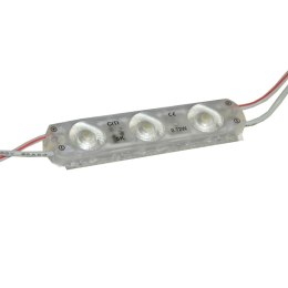 Moduł LED 3x5050 IP68 czerwony 0,72W Citi Lens V3