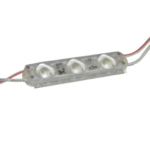 Moduł LED 3x5050 IP68 czerwony 0,72W Citi Lens V3