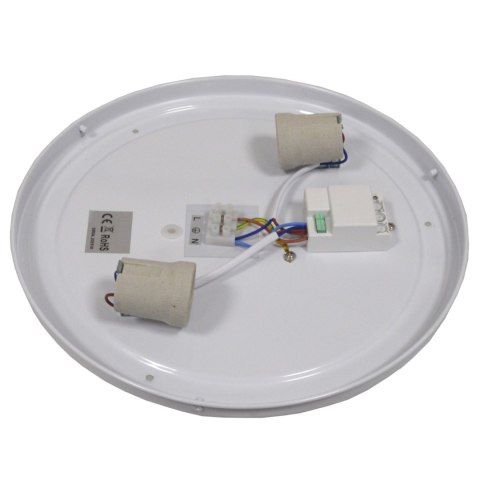 Plafon led Wilton 2*E27 okrągły antracyt mikrofal