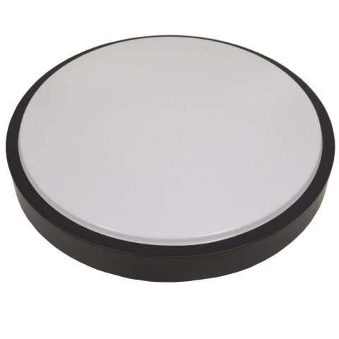 Plafon led Wilton 2*E27 okrągły czarny czujnik MW