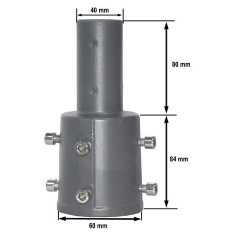 Uchwyt adapter lampy ulicznej 60/40mm