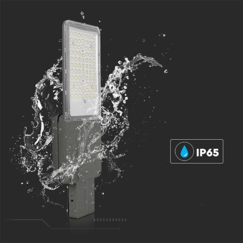 Naświetlacz oprawa uliczna LED solarna V-TAC BRIDGELUX CHIP IP65 pilot LiFePO4 panel 60W VT-15200ST 6500K 3000lm