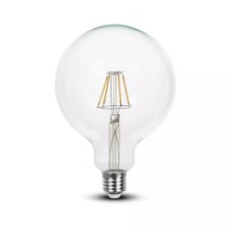 Żarówka LED 6W filament E27 kula glob G125 V-TAC VT-1983 3000K 600lm