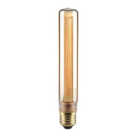 Żarówka LED V-TAC 2W edison retro E27 T30 bursztynowa 30x185mm VT-2162 1800K 65lm