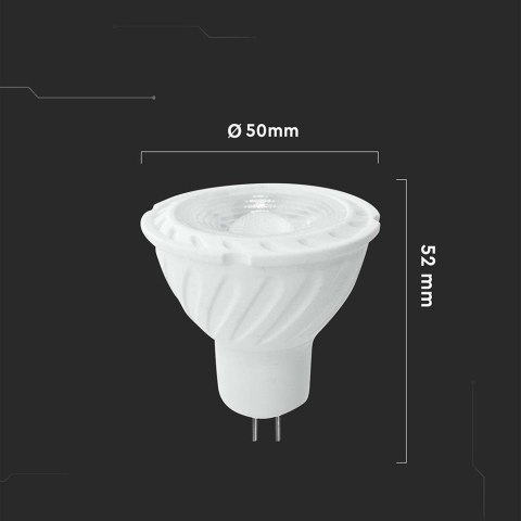 Żarówka LED V-TAC 6W GU5.3 MR16 12V 38st VT-257 4000K 445lm