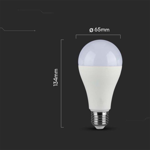 Żarówka LED V-TAC SAMSUNG CHIP 17W E27 A65 VT-21017 4000K 1710lm 5 lat gwarancji