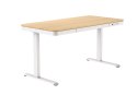 Activejet Biurko z elektryczną regulacją wysokości ET119W-C biały/dąb. Wymiar blatu 140 x 70 cm. Activejet